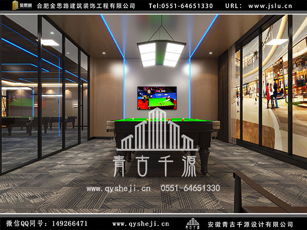 臺(tái)球廳裝修 臺(tái)球廳裝修